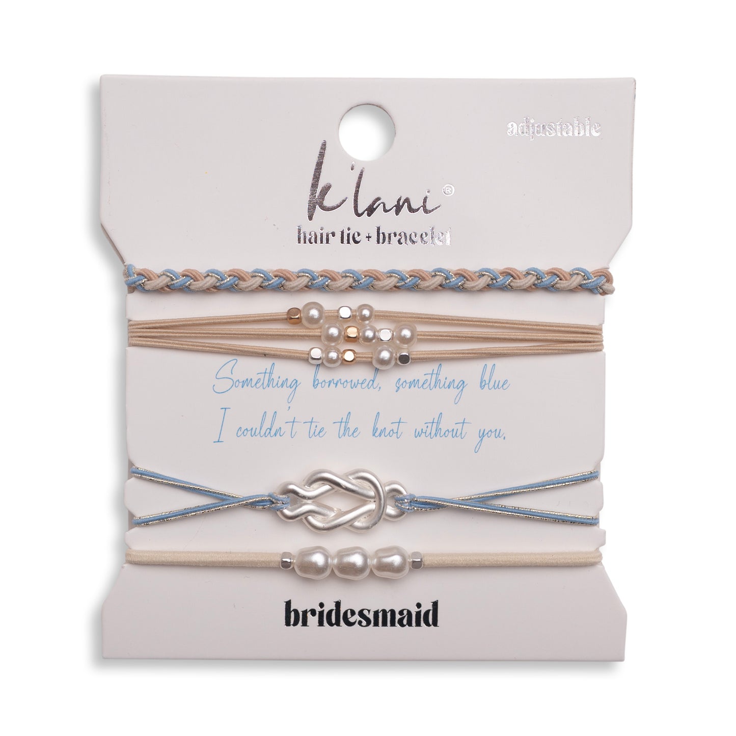 Bridesmaid Hair Tie Bracelets