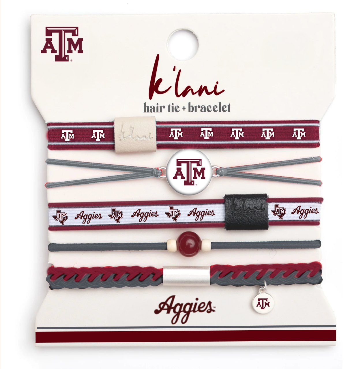 Pre-sale - Texas A&M Game Day Hair Tie Bracelets
