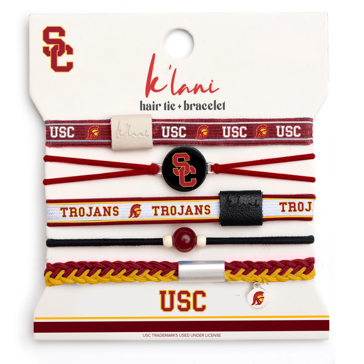 Pre-Sale - USC Game Day Hair Tie Bracelets