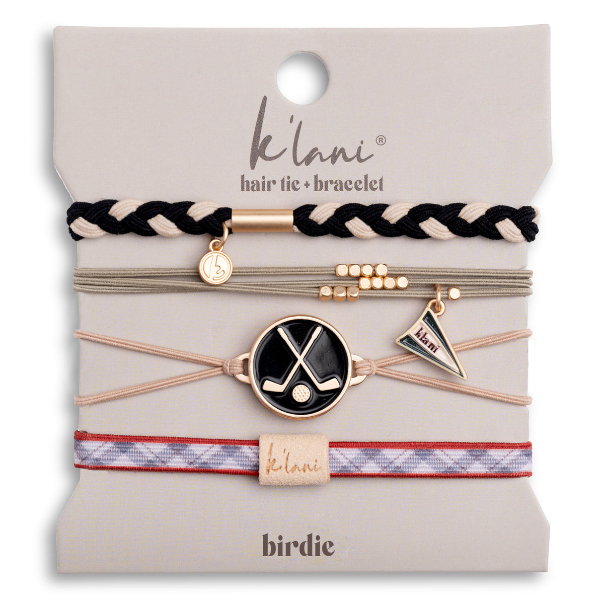 Custom Hair Tie Bracelets with Removable Ball Marker