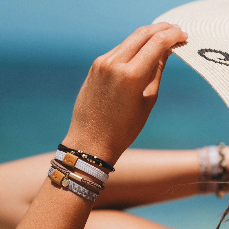 "Fierce" Earthy Tone Animal Print Hair Tie Bracelets