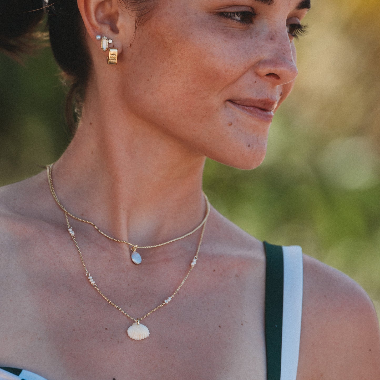 Shimmer Necklace Set-NEW