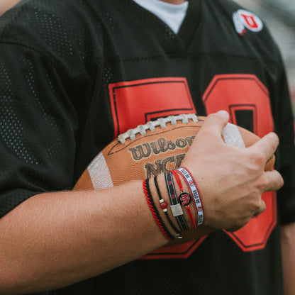"Game Day" University of Utah Hair Tie Bracelets
