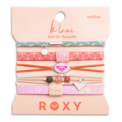 K'lani x Roxy Pink Tropics - Hair Tie Bracelet