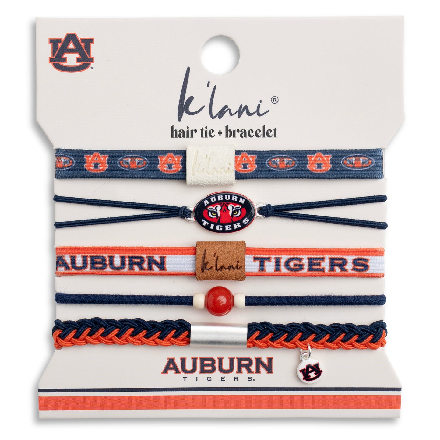 Auburn University Game Day Hair Tie Bracelets