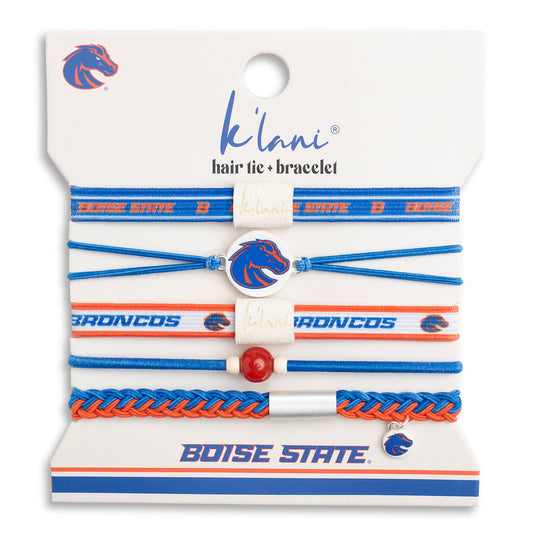 Pre-Sale - Boise State University Game Day Hair Tie Bracelets