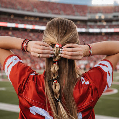 University of Wisconsin Game Day Hair Tie Bracelets