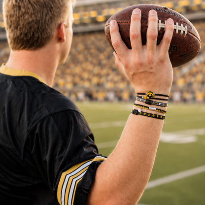University of Iowa Game Day Hair Tie Bracelets