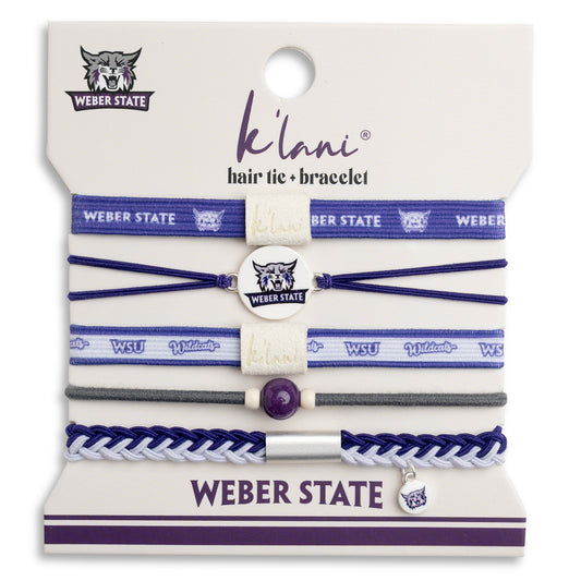 Pre-Sale - Weber State University Game Day Hair Tie Bracelets