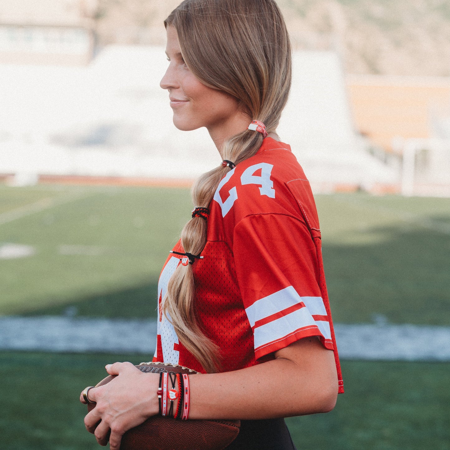 University of Wisconsin Game Day Hair Tie Bracelets