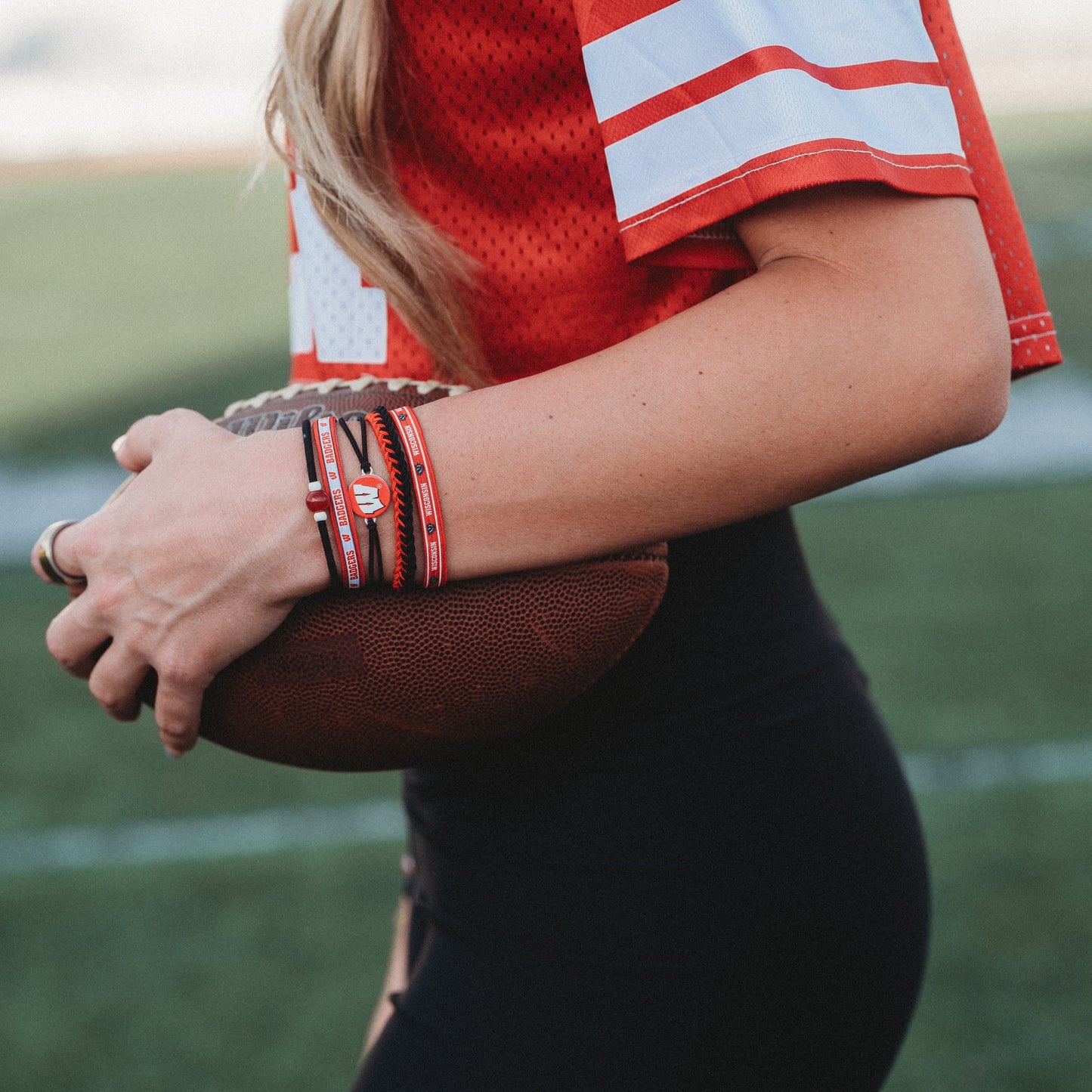 University of Wisconsin Game Day Hair Tie Bracelets