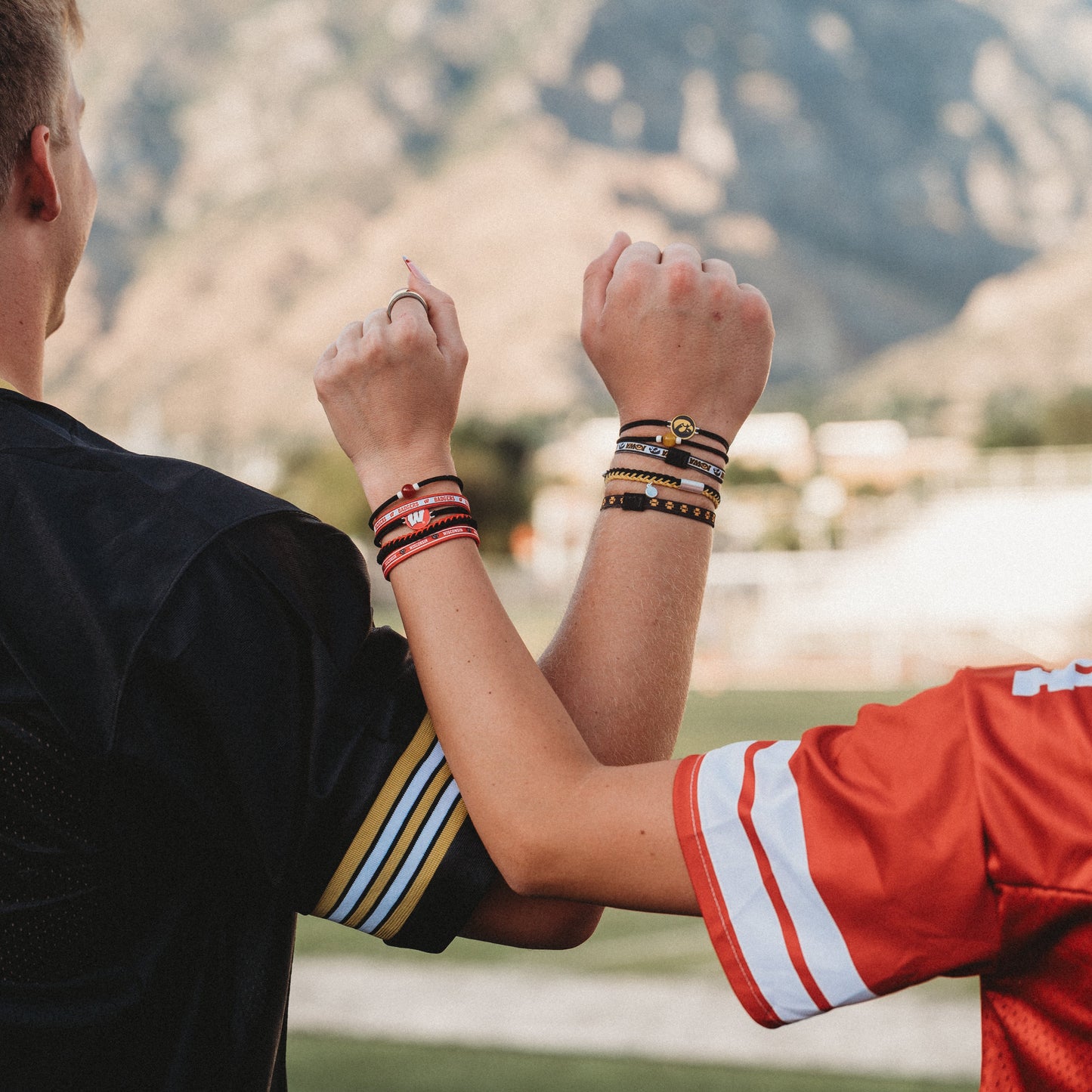 University of Wisconsin Game Day Hair Tie Bracelets