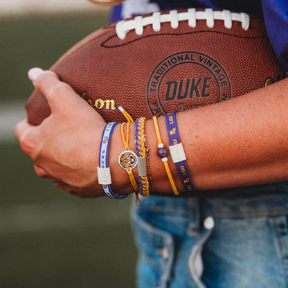 Louisiana State University Game Day Hair Tie Bracelets