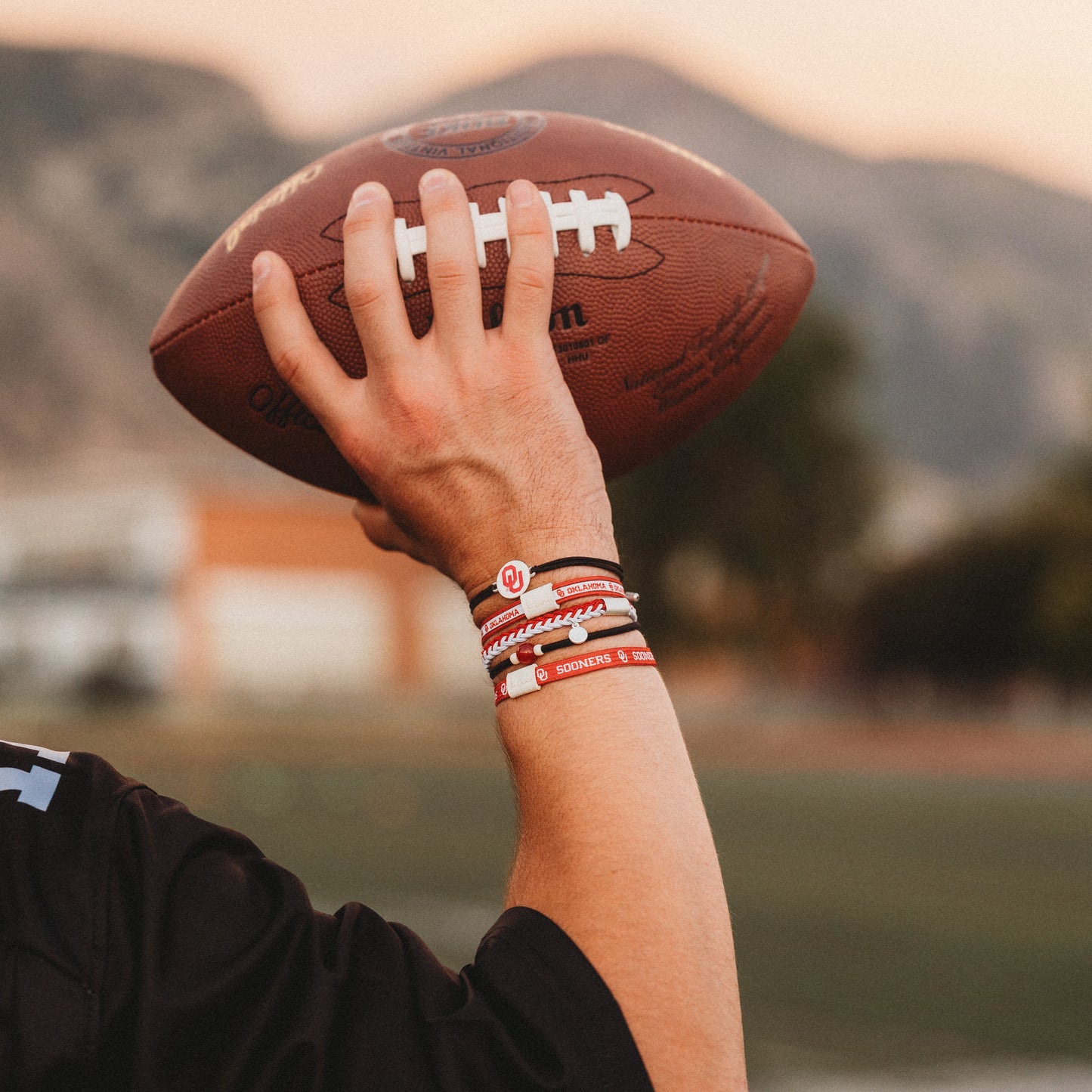 University of Oklahoma Game Day Hair Tie Bracelets