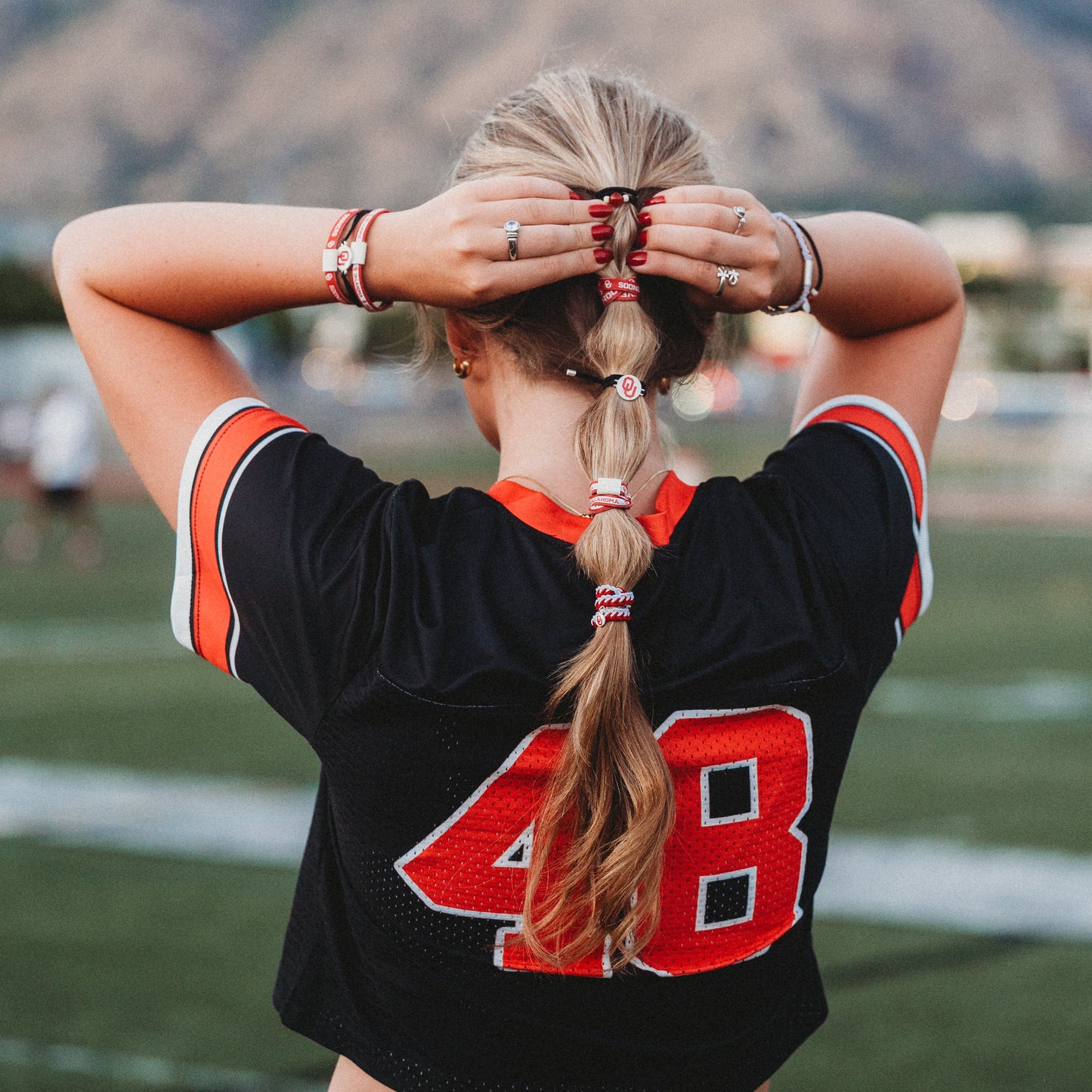 University of Oklahoma Game Day Hair Tie Bracelets