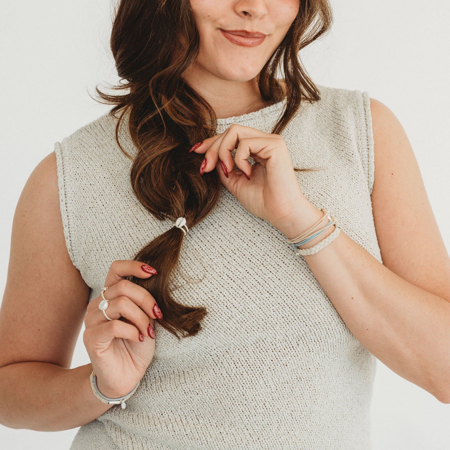 "Tide" Seashell Beach Vibe Hair Tie Rings