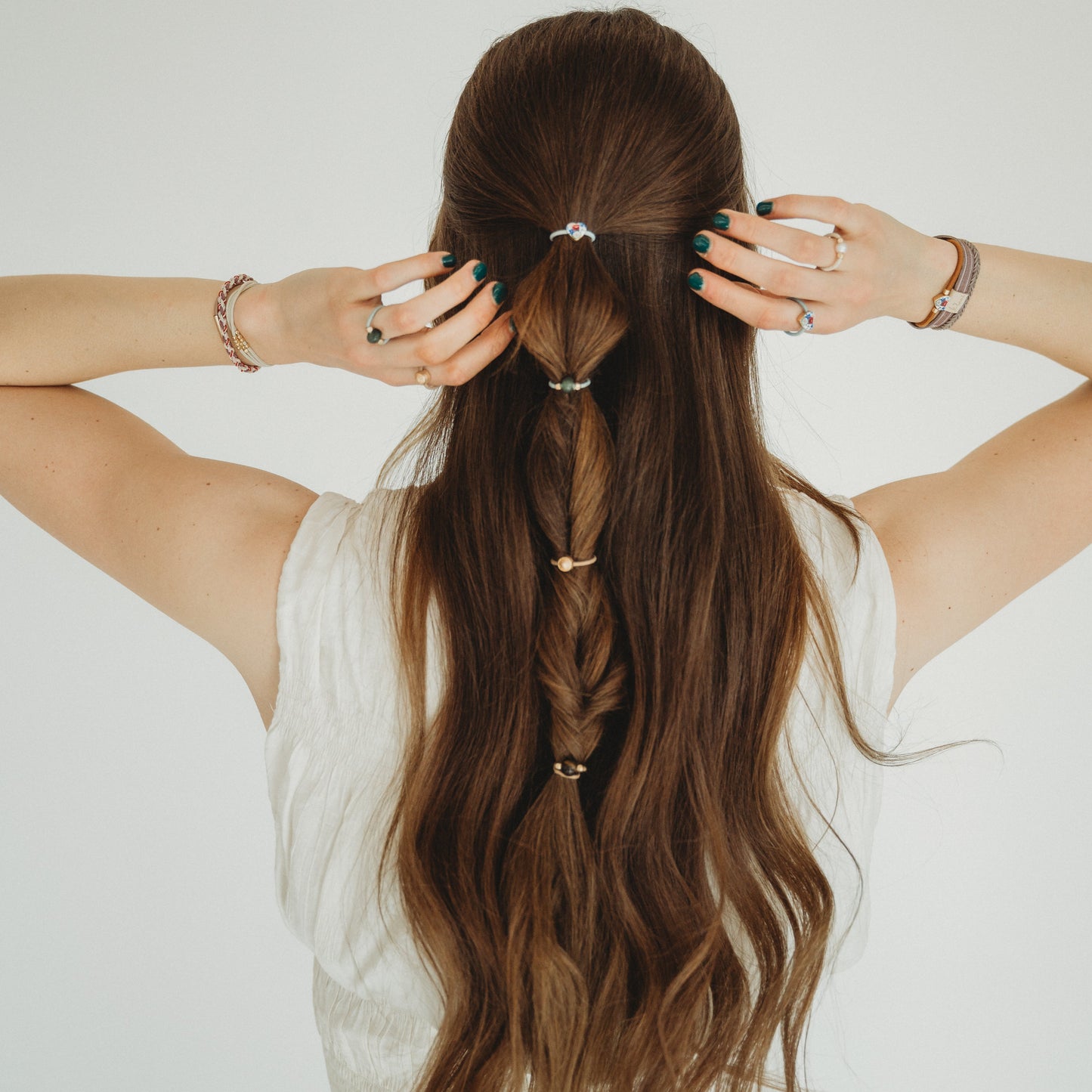 "Terra' Earth Tones Hair Tie Rings