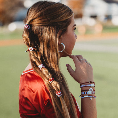 Indiana University Game Day Hair Tie Bracelets