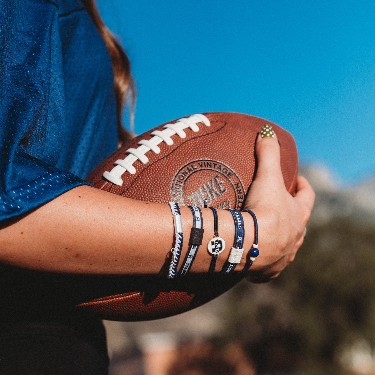 Utah State University Game Day Hair Tie Bracelets