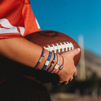 University of Kansas Game Day Hair Tie Bracelets