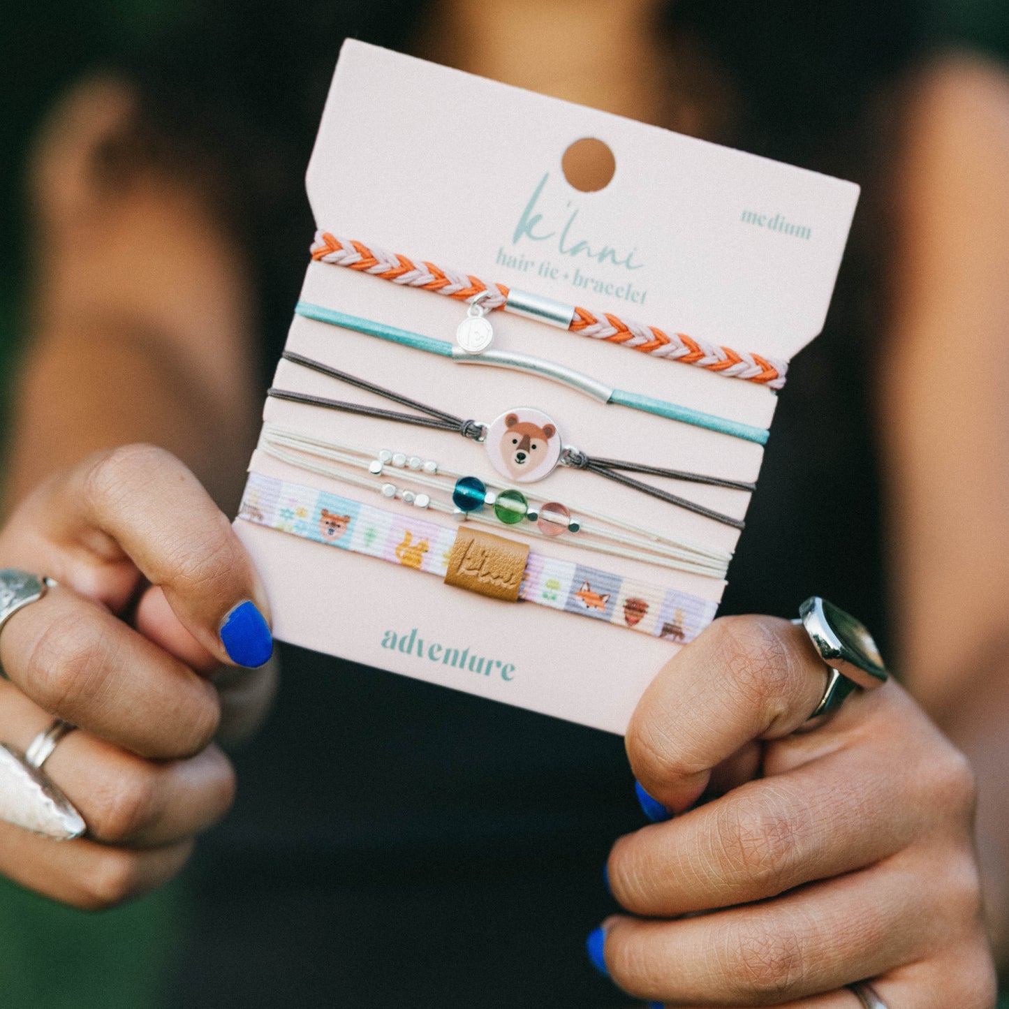 "Adventure" Animal Theme Hair Tie Bracelets