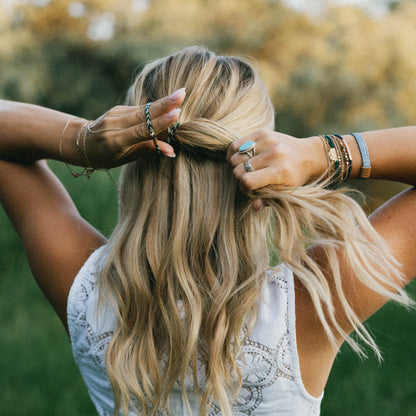 "Journey" Green Sea Turtle Hair Tie Bracelets