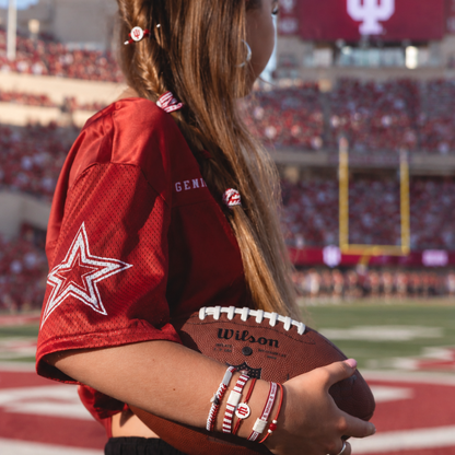 Indiana University Game Day Hair Tie Bracelets