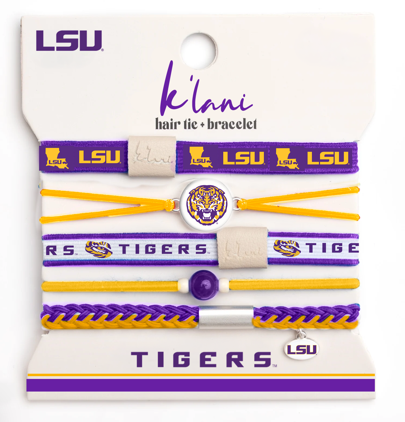 Pre-sale - LSU Game Day Hair Tie Bracelets