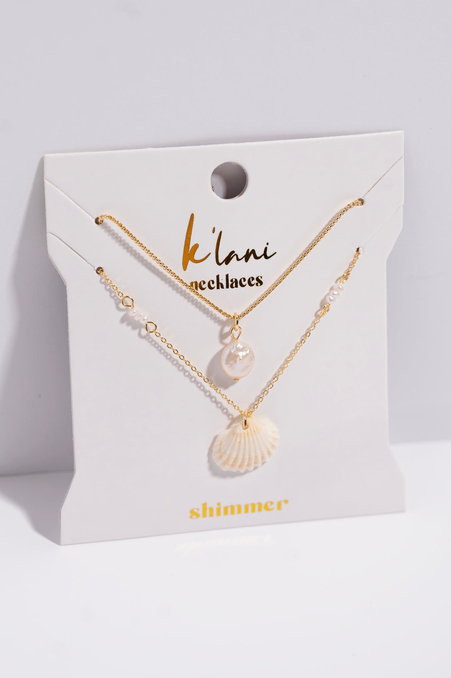 Shimmer Necklace Set-NEW