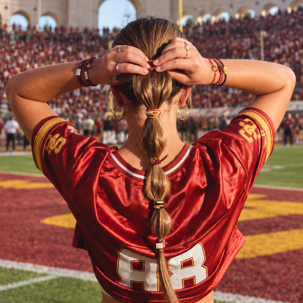 University of Southern California Game Day Hair Tie Bracelets