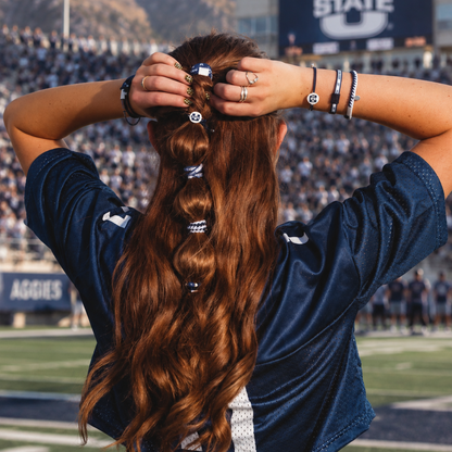 Utah State University Game Day Hair Tie Bracelets