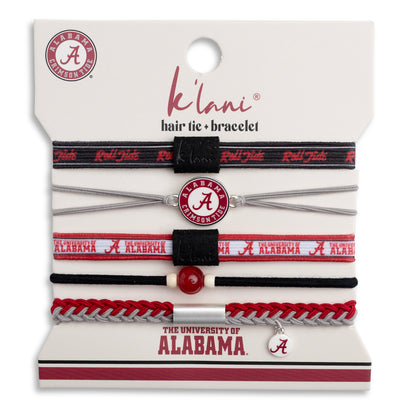 University of Alabama Game Day Hair Tie Bracelets