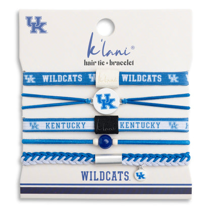 University of Kentucky Game Day Hair Tie Bracelets