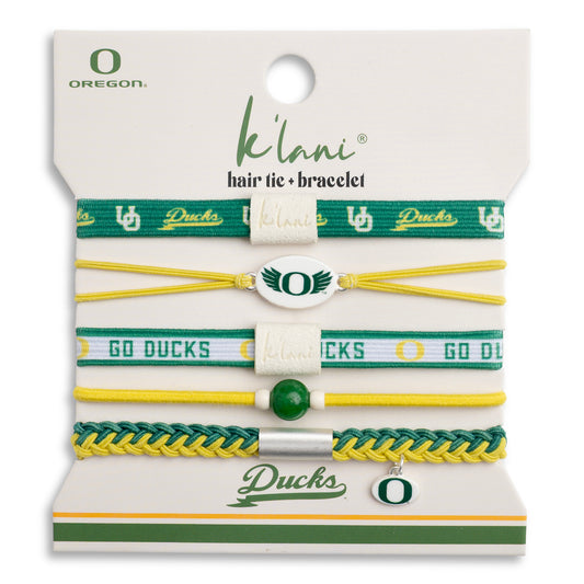 Pre-sale - University of Oregon Game Day Hair Tie Bracelets