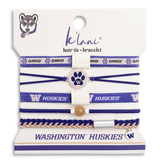 Pre-sale - University of Washington Game Day Hair Tie Bracelets