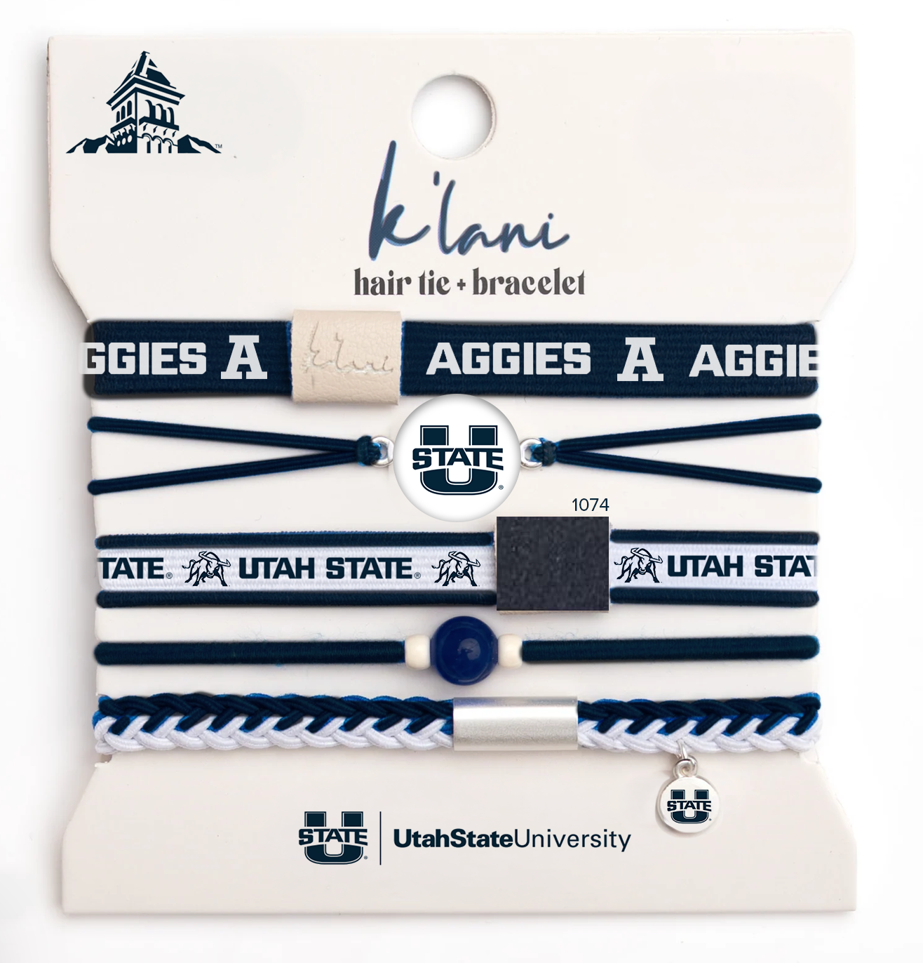 Pre-Sale - Utah State University Game Day Hair Tie Bracelets