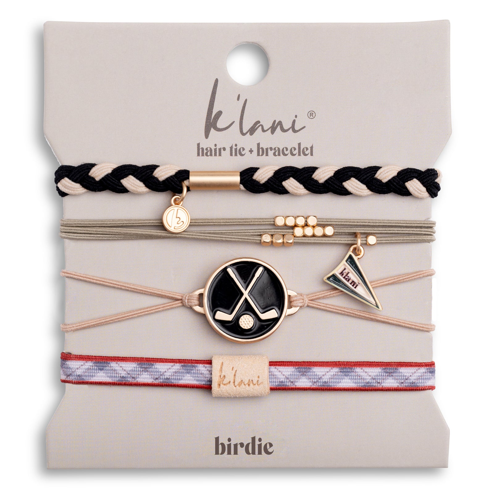 Custom Hair Tie Bracelets with Removable Ball Marker